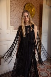 NIDODILEDA bonnet Multiwear Piece Μαύρο Τοπ με Κρόσια