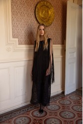 NIDODILEDA bonnet Multiwear Piece Μαύρο Τοπ με Κρόσια