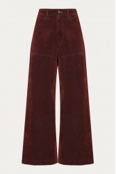 NIDODILEDA Brave Pants Βελουτέ Μπορντώ Παντελόνα