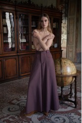 NIDODILEDA Brent Pants Μωβ Παντελόνα