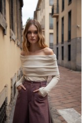 NIDODILEDA Cole Top Off White Εκρού Τοπ