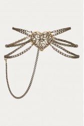 NIDODILEDA Core Chain Belt Μπρονζέ Αλυσίδα Ζώνη