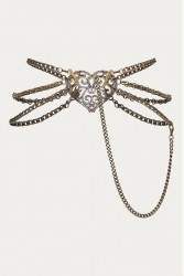 NIDODILEDA Core Chain Belt Μπρονζέ Αλυσίδα Ζώνη