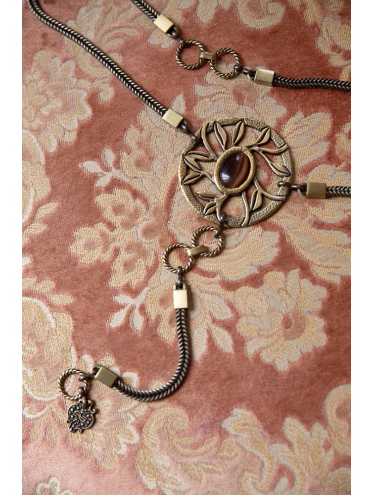 NIDODILEDA Cygnus Chain Belt Μπρονζέ Ζώνη Αλυσίδα