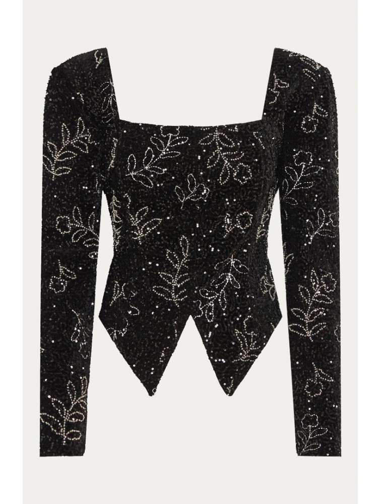 NIDODILEDA Eden Corset Μαύρος Κορσές