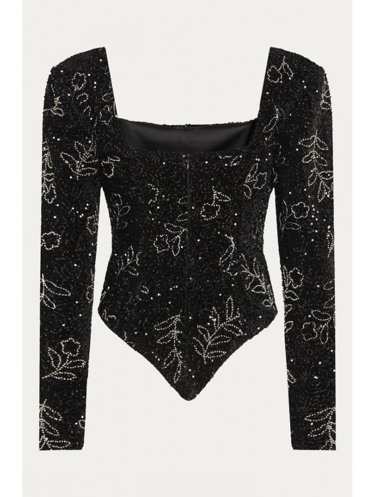 NIDODILEDA Eden Corset Μαύρος Κορσές