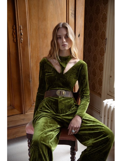 NIDODILEDA Elvor Belt Ταμπά Δερμάτινη Ζώνη