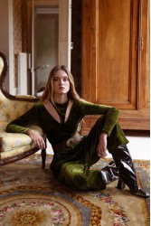 NIDODILEDA Everett Pants Πράσινη Βελουτέ Παντελόνα