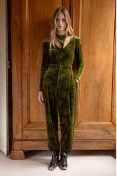 NIDODILEDA Everett Pants Πράσινη Βελουτέ Παντελόνα