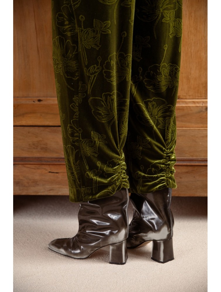 NIDODILEDA Everett Pants Πράσινη Βελουτέ Παντελόνα