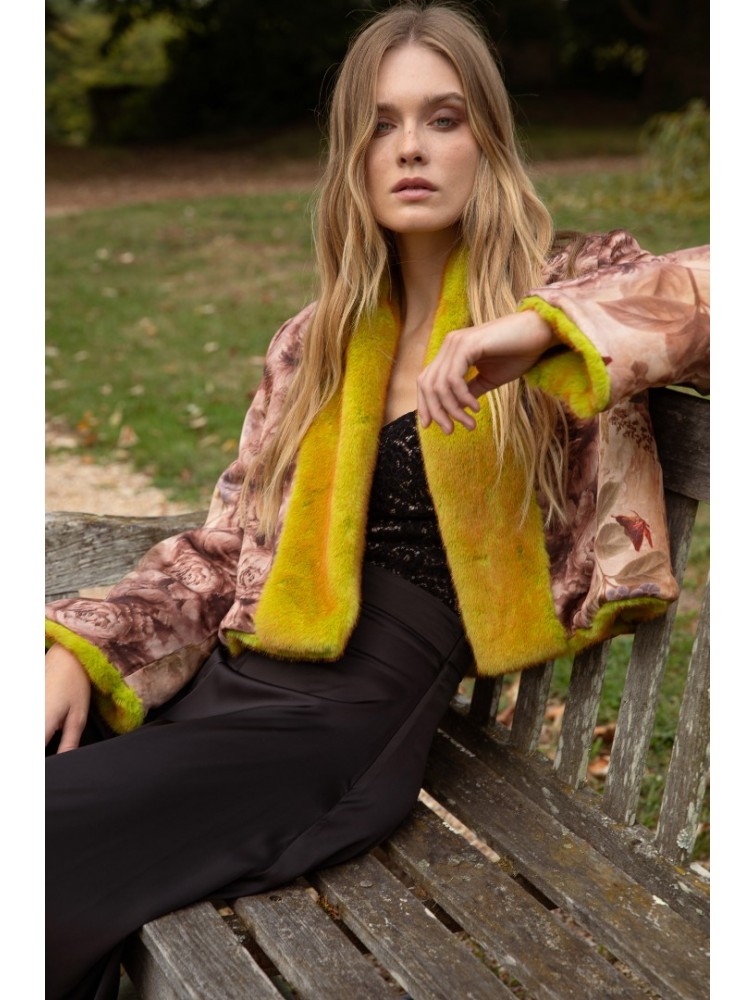 NIDODILEDA Giselle Crop Fur Γούνα Διπλής Όψης