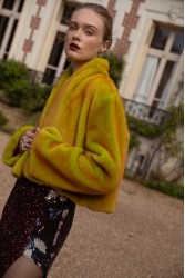 NIDODILEDA Giselle Crop Fur Γούνα Διπλής Όψης