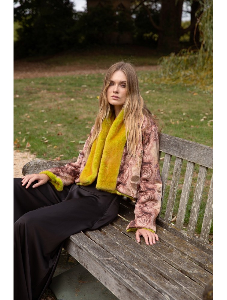 NIDODILEDA Giselle Crop Fur Γούνα Διπλής Όψης