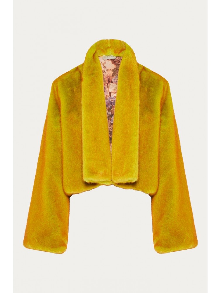 NIDODILEDA Giselle Crop Fur Γούνα Διπλής Όψης