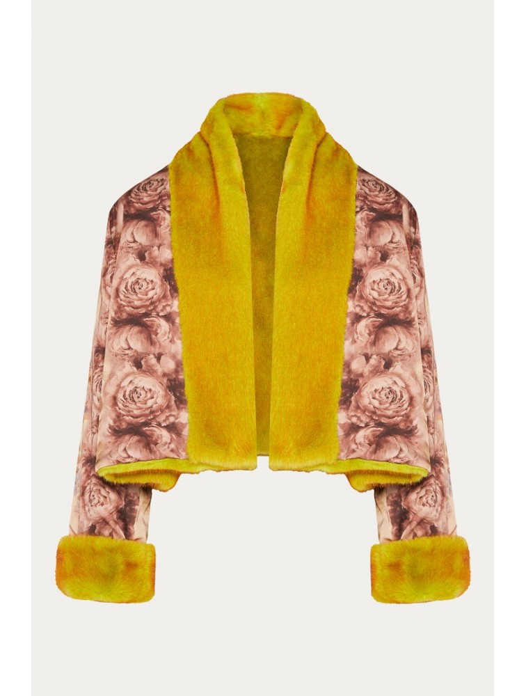 NIDODILEDA Giselle Crop Fur Γούνα Διπλής Όψης