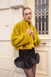 NIDODILEDA Giselle Crop Fur Γούνα Διπλής Όψης