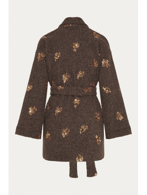 NIDODILEDA Gordon Cardigan Καφέ Ζακέτα