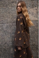 NIDODILEDA Gordon Cardigan Καφέ Ζακέτα