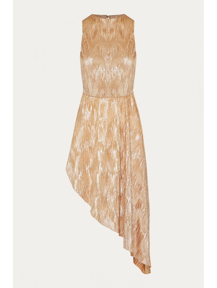 NIDODILEDA Grant Top Dress Assymetric Pleated