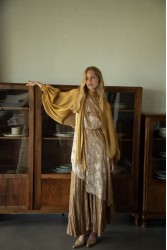 NIDODILEDA Grant Top Dress Assymetric Pleated