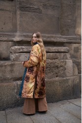 NIDODILEDA Harvey Coat Μπλε Παλτό Διπλής Όψης