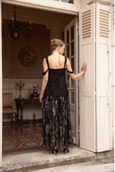 NIDODILEDA Kaia Dress Φλοράλ Μαύρο Φόρεμα