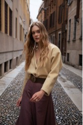 NIDODILEDA Lester Cardi Top Μπεζ Τοπ