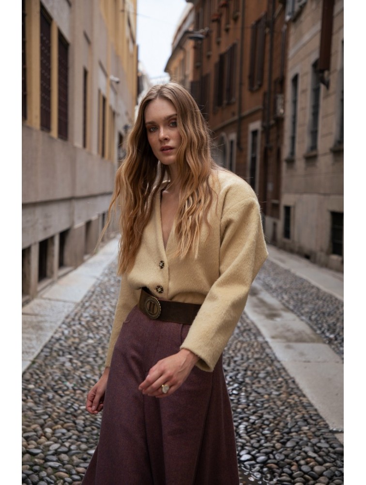 NIDODILEDA Lester Cardi Top Μπεζ Τοπ