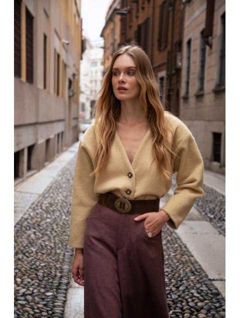 NIDODILEDA Lester Cardi Top Μπεζ Τοπ