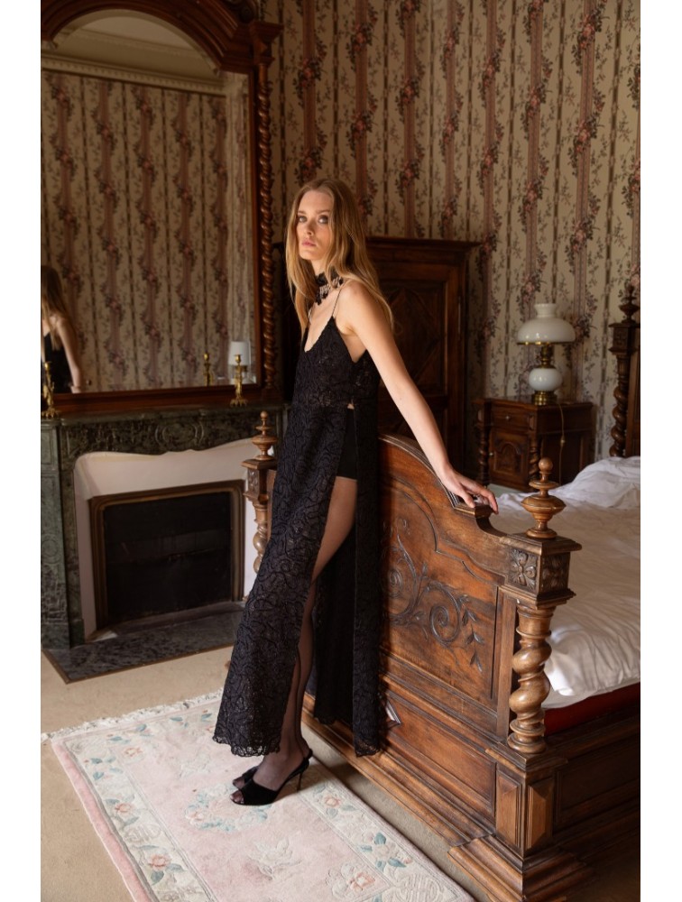 NIDODILEDA Livia Top Dress Μαύρο Φόρεμα