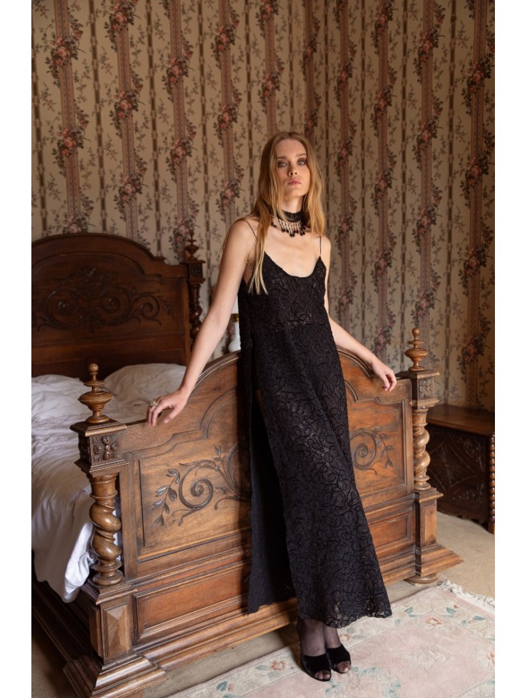 NIDODILEDA Livia Top Dress Μαύρο Φόρεμα