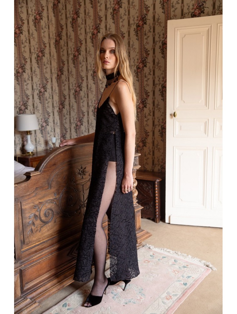 NIDODILEDA Livia Top Dress Μαύρο Φόρεμα