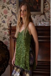 NIDODILEDA Melody Top Πράσινο Τοπ Παγέτα