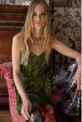 NIDODILEDA Melody Top Πράσινο Τοπ Παγέτα