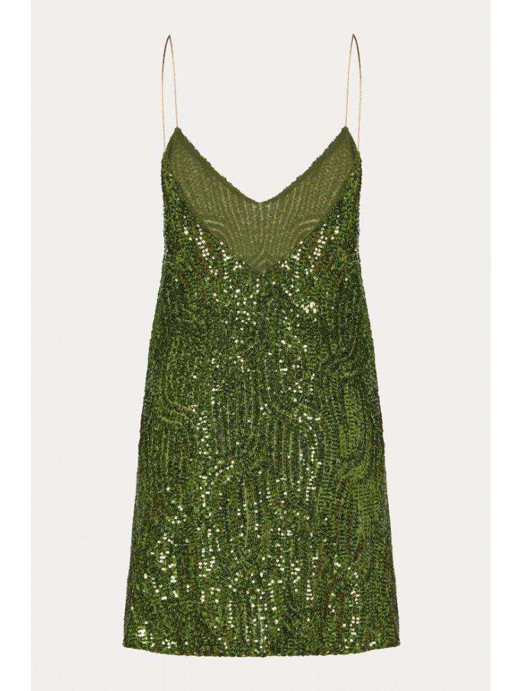 NIDODILEDA Melody Top Πράσινο Τοπ Παγέτα