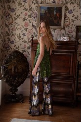 NIDODILEDA Melody Top Πράσινο Τοπ Παγέτα