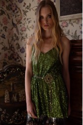 NIDODILEDA Melody Top Πράσινο Τοπ Παγέτα