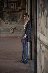 NIDODILEDA Neve Flares Sequined Silver
