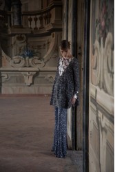 NIDODILEDA Neve Flares Sequined Silver