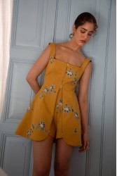 NIDODILEDA Afar Gilet Dress Floral Beaded Embroidered