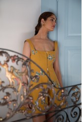 NIDODILEDA Afar Gilet Dress Floral Beaded Embroidered