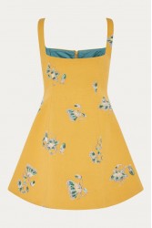 NIDODILEDA Afar Gilet Dress Floral Beaded Embroidered