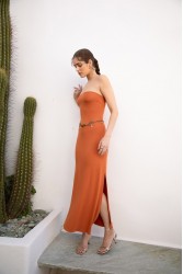 NIDODILEDA Allura Dress Jersey Camel