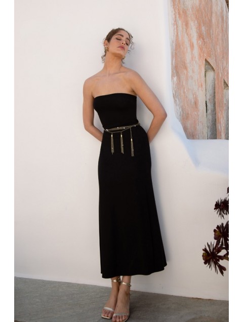NIDODILEDA Allura Dress Jersey Μαύρο Φόρεμα