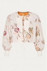 NIDODILEDA Along Top Floral Beaded Crochet Embellished