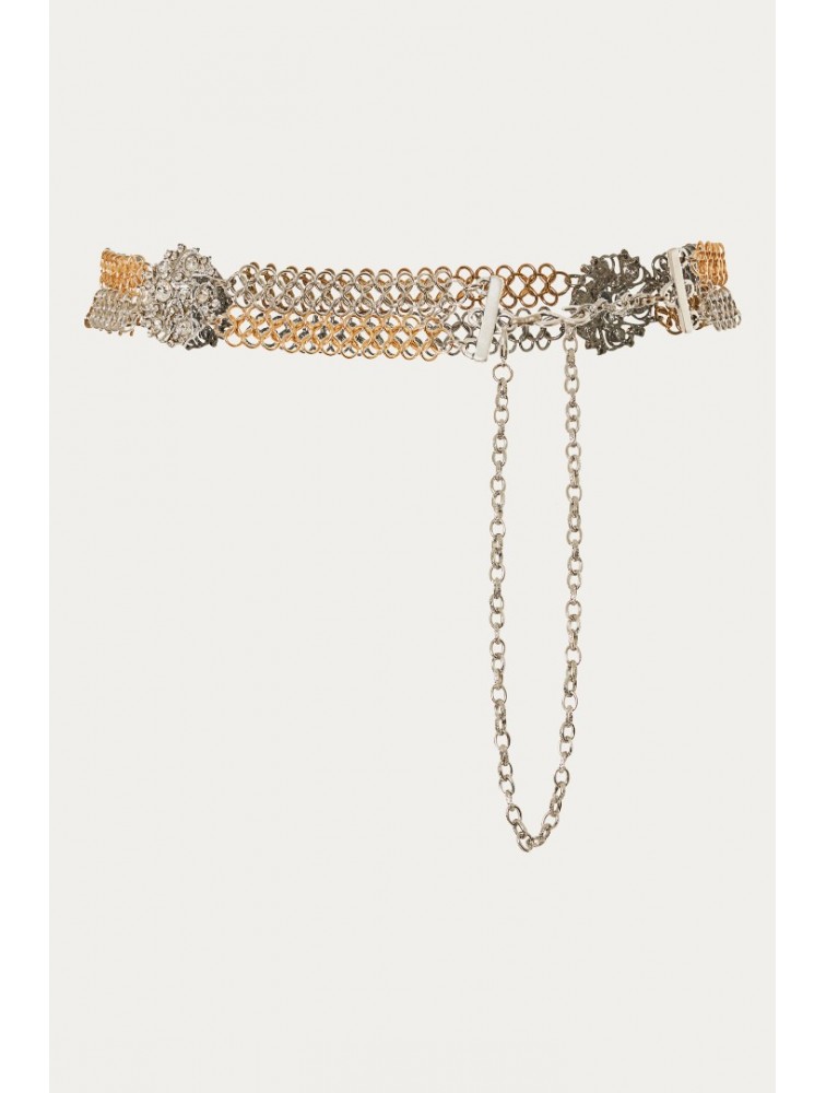 NIDODILEDA Anaca Belt Δίχρωμη Αλυσίδα