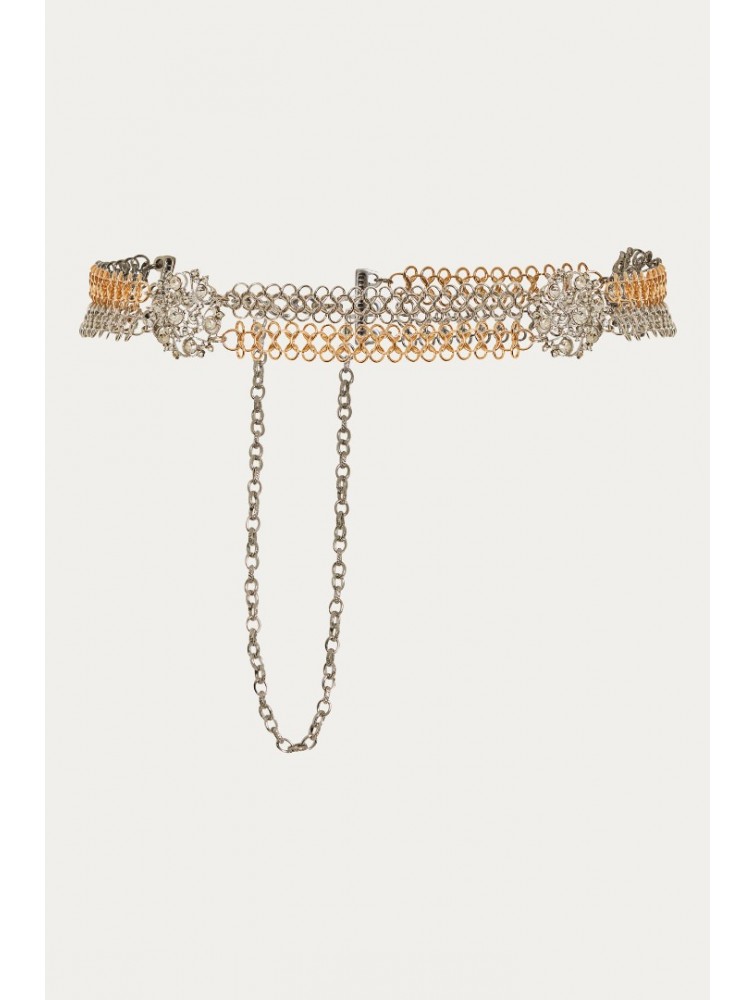 NIDODILEDA Anaca Belt Δίχρωμη Αλυσίδα