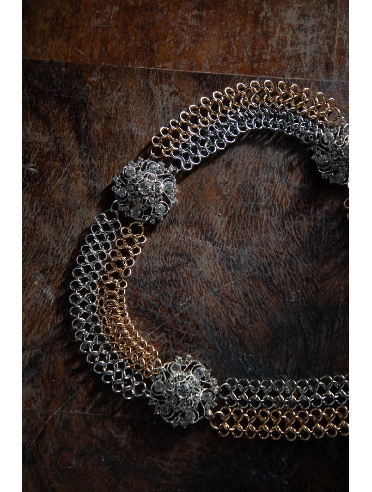 NIDODILEDA Anaca Belt Δίχρωμη Αλυσίδα