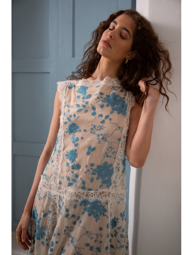 NIDODILEDA Arrival Dress Floral Embroidered Lace Embellished