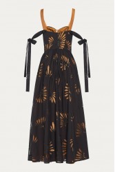 NIDODILEDA Attunement Dress Cut Out Patterned Μαύρο Φόρεμα